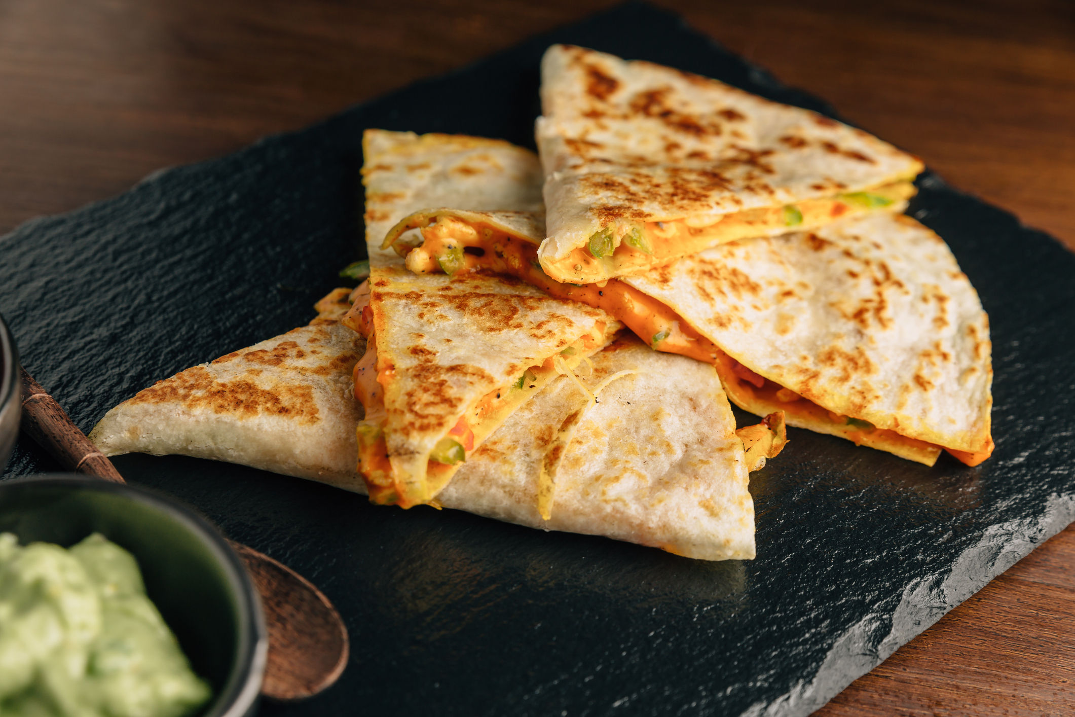 Quesadillas de jamón y queso